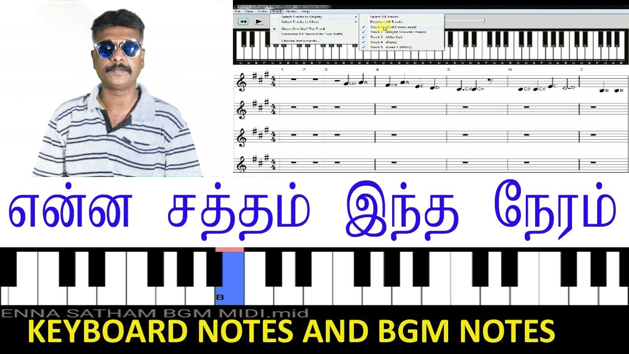 tamil songs piano notes